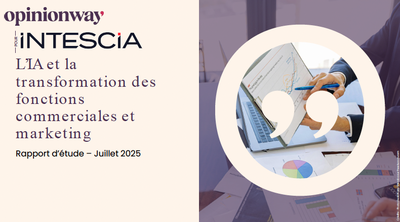 Etude exclusive Intescia / OpionWay sur la transformation des fonctions commerciales et marketing par l’IA : vers l’ère de la maturité ?